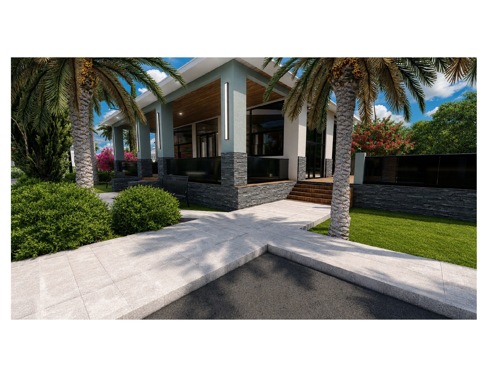 Clubhouse exterior