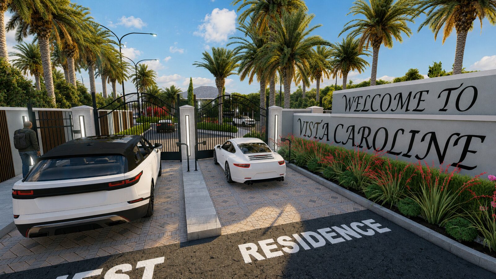 Gated entrance
