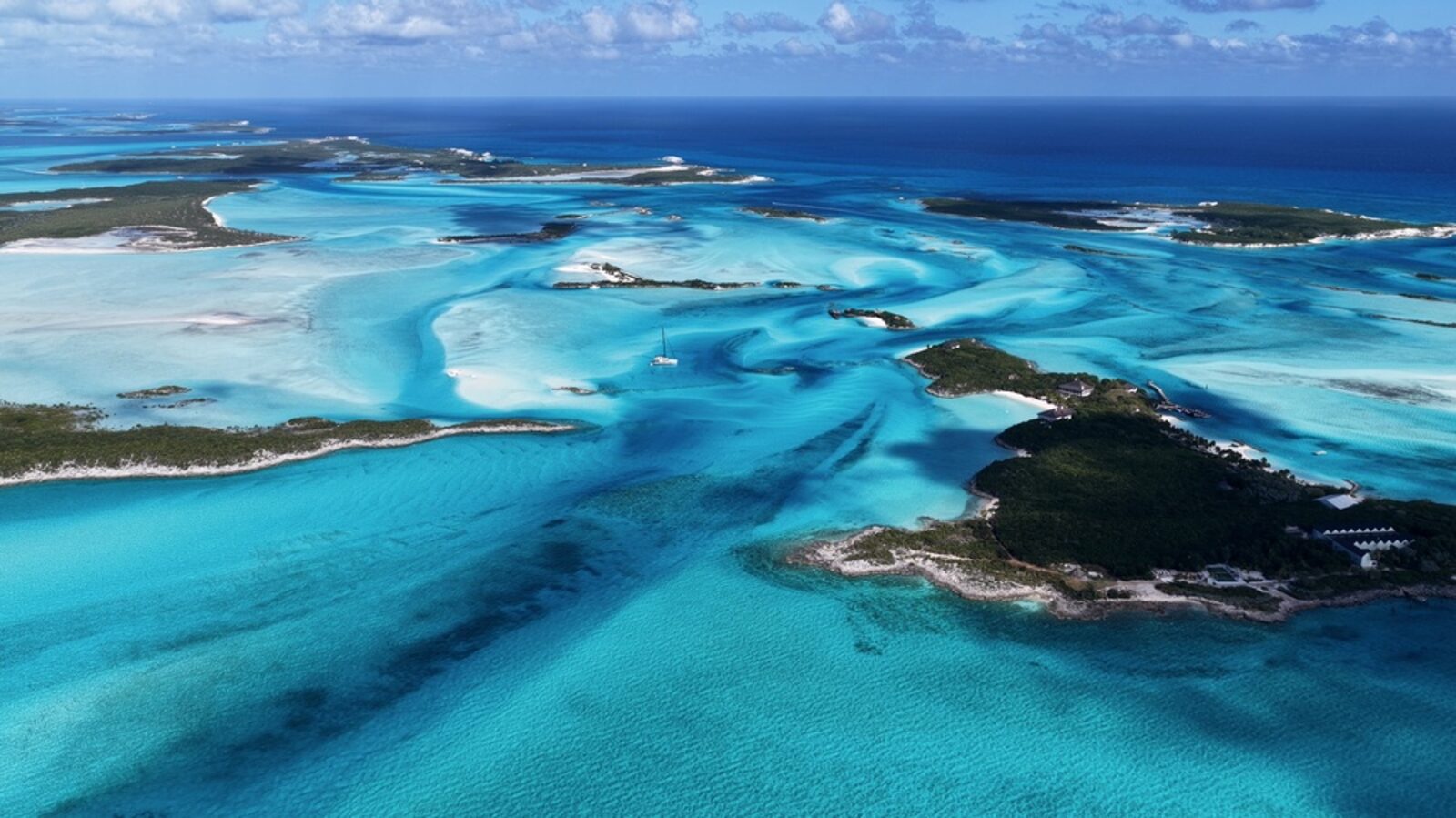 Turquoise island waters