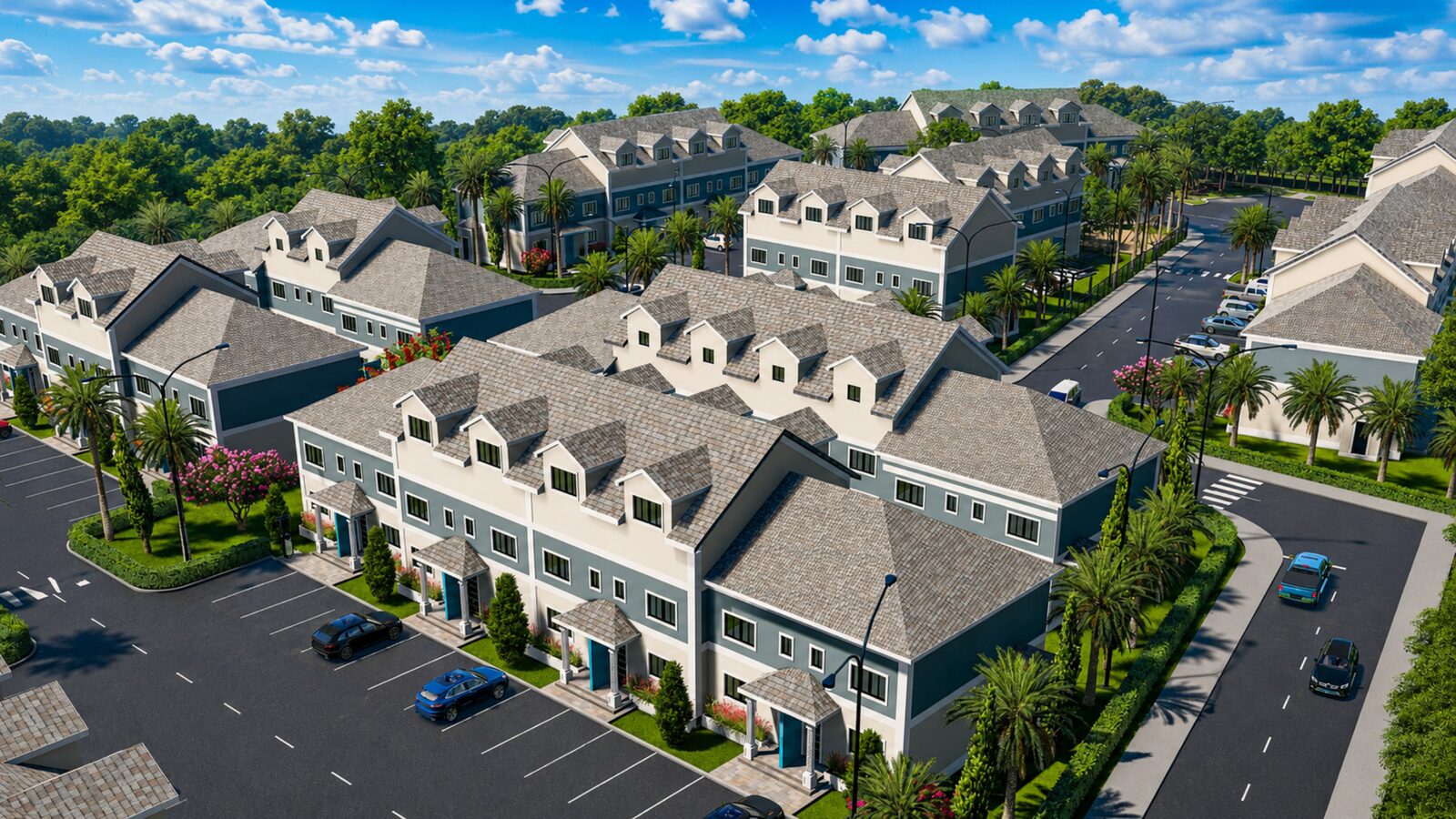 Aerial view of Vista Caroline