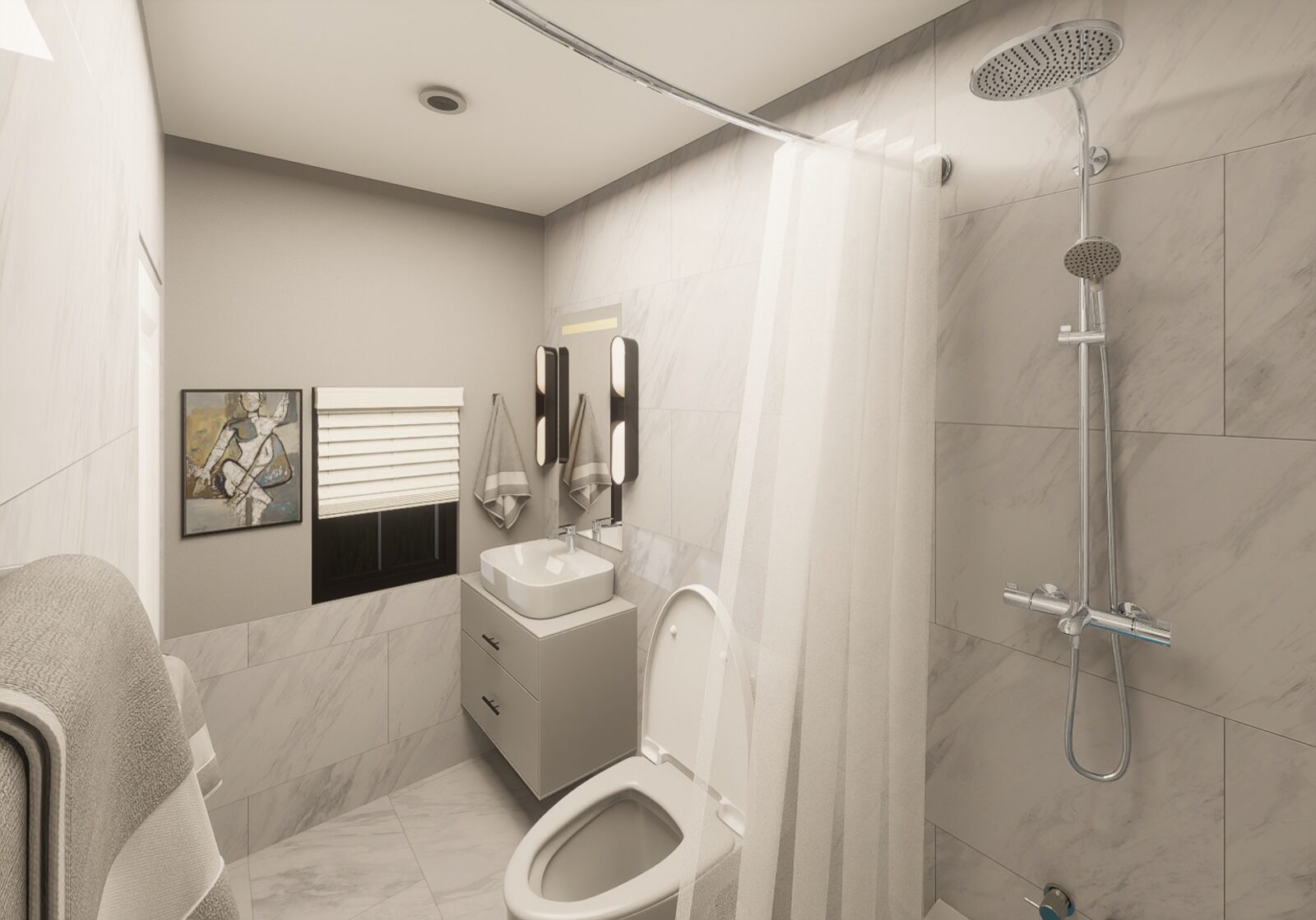 Modern bathroom