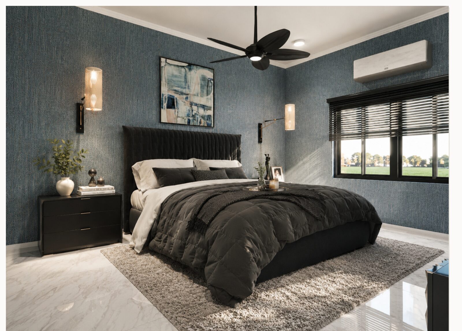 Primary bedroom suite