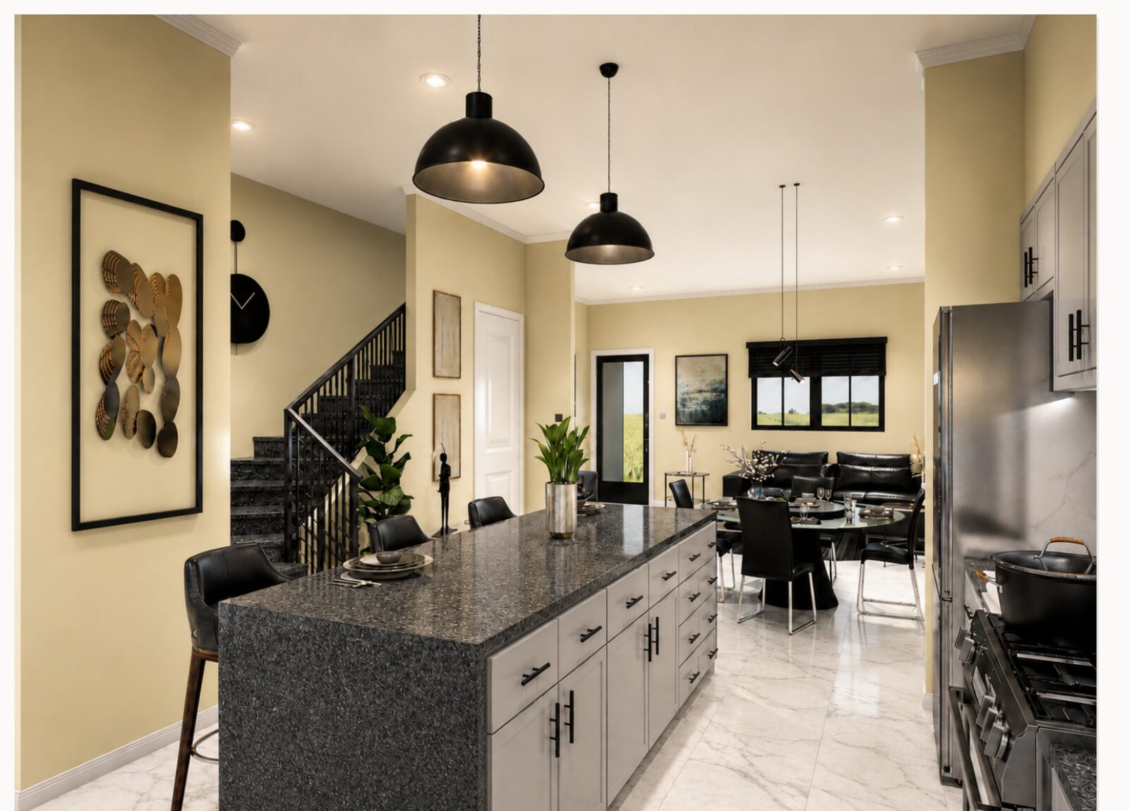 Gourmet kitchen