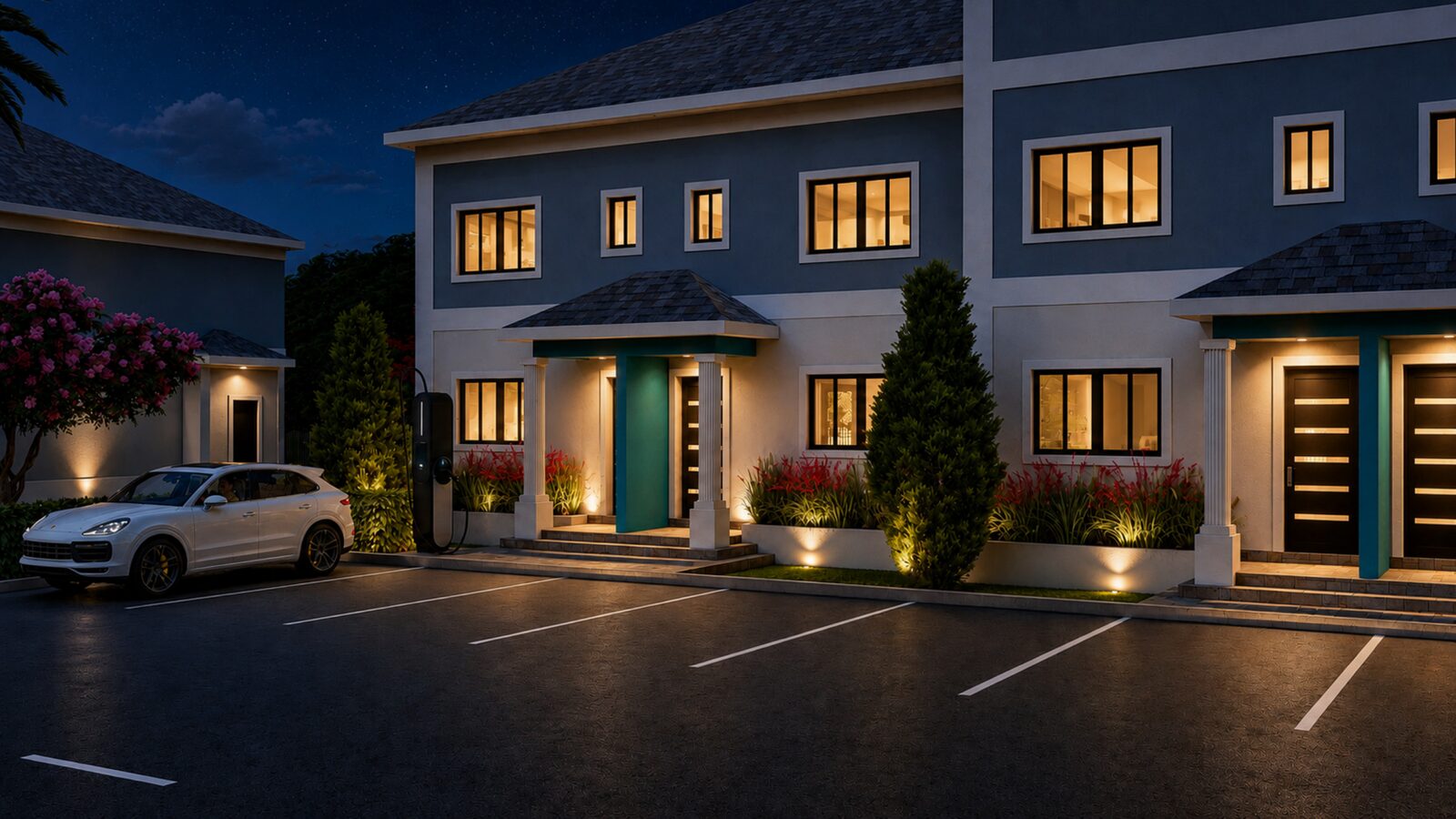 Twilight frontage